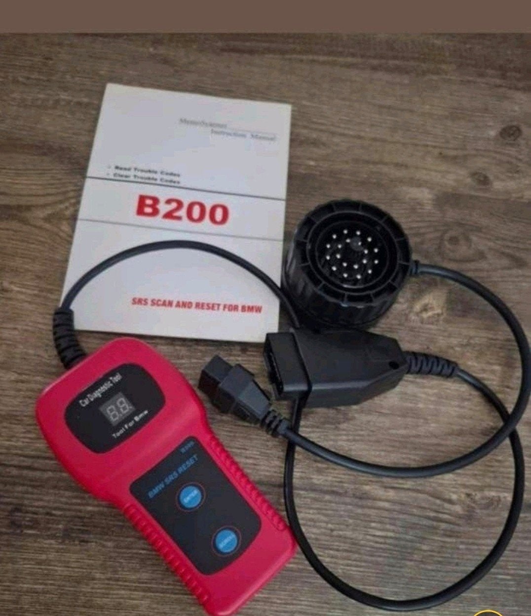 B200 SRS SCAN RESET VOOR BMW, Ophalen