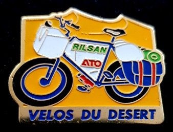 Velos du Desert pin, Verzenden, Nieuw, Transport, Speldje of Pin