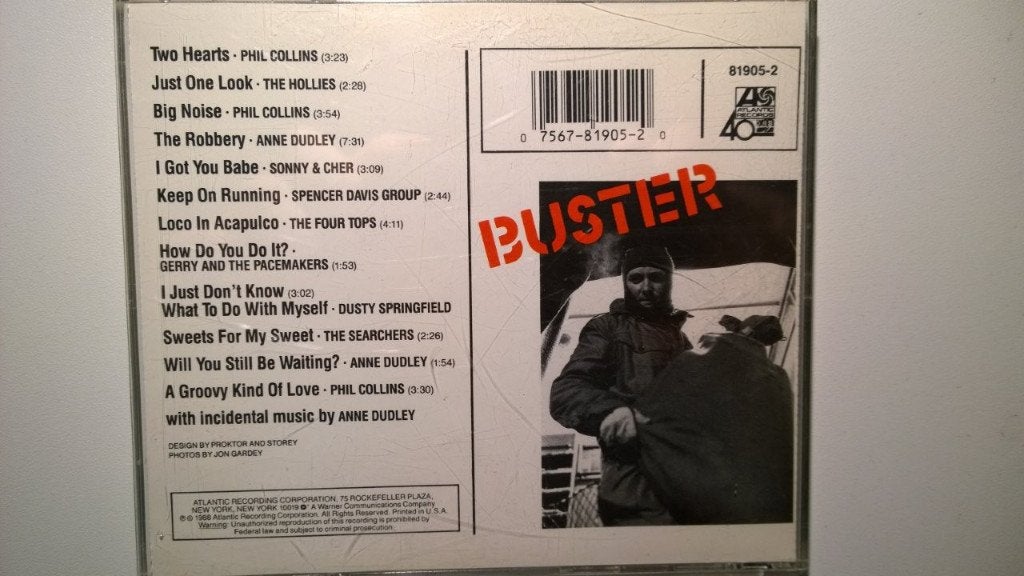 Buster Original Motion Picture Soundtrack, Pop, Ophalen of Verzenden, Zo goed als nieuw, Album