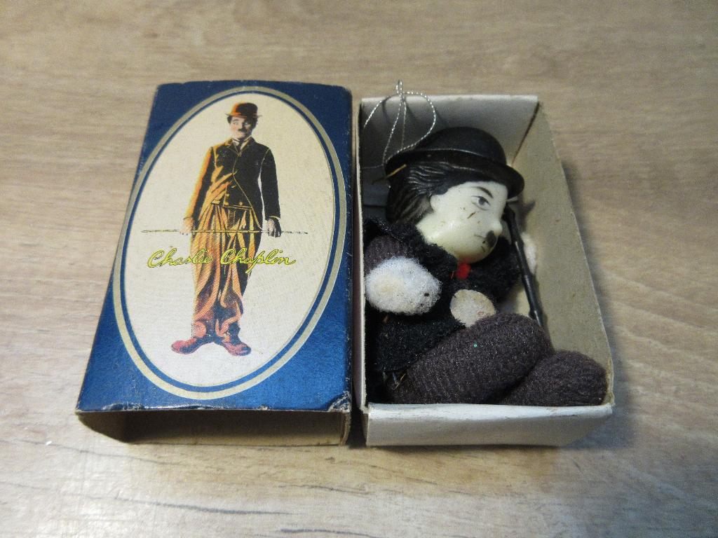 Vintage lucifer popje luciferpoppetje Charlie Chaplin, Verzamelen, Ophalen of Verzenden, Overige typen