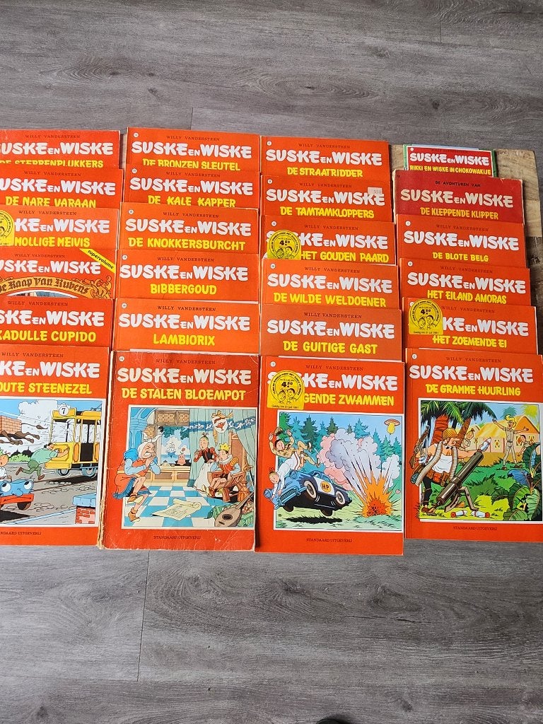 Strips Suske en Wiske, Meerdere stripboeken, Ophalen of Verzenden, Gelezen