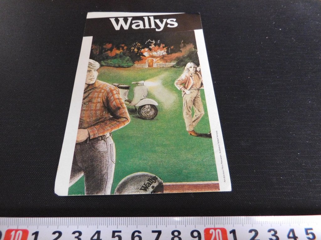 sticker WALLYS, Ophalen of Verzenden, Zo goed als nieuw