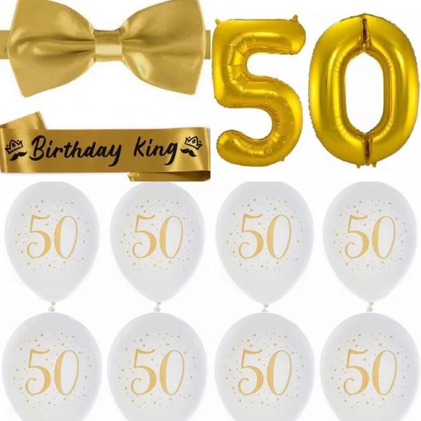 50 & fabulous set met diadeen rn sjerp deLuxe, Versiering, Nieuw, Abraham of Sarah, Ophalen of Verzenden
