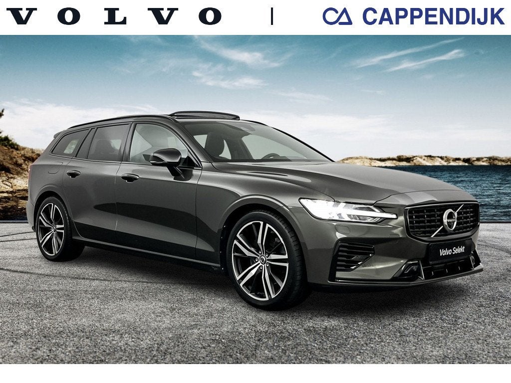 Volvo V60 T6 340PK Recharge R-Design| Pano| B&W Sound| Adap., 12 maanden, Gebruikt, 4 cilinders, 340 pk