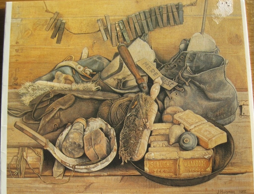 Jopie Huisman - de schatten van oude Jouke - dubbele kaart, Ophalen of Verzenden, 1980 tot heden, Gelopen, Overige thema's