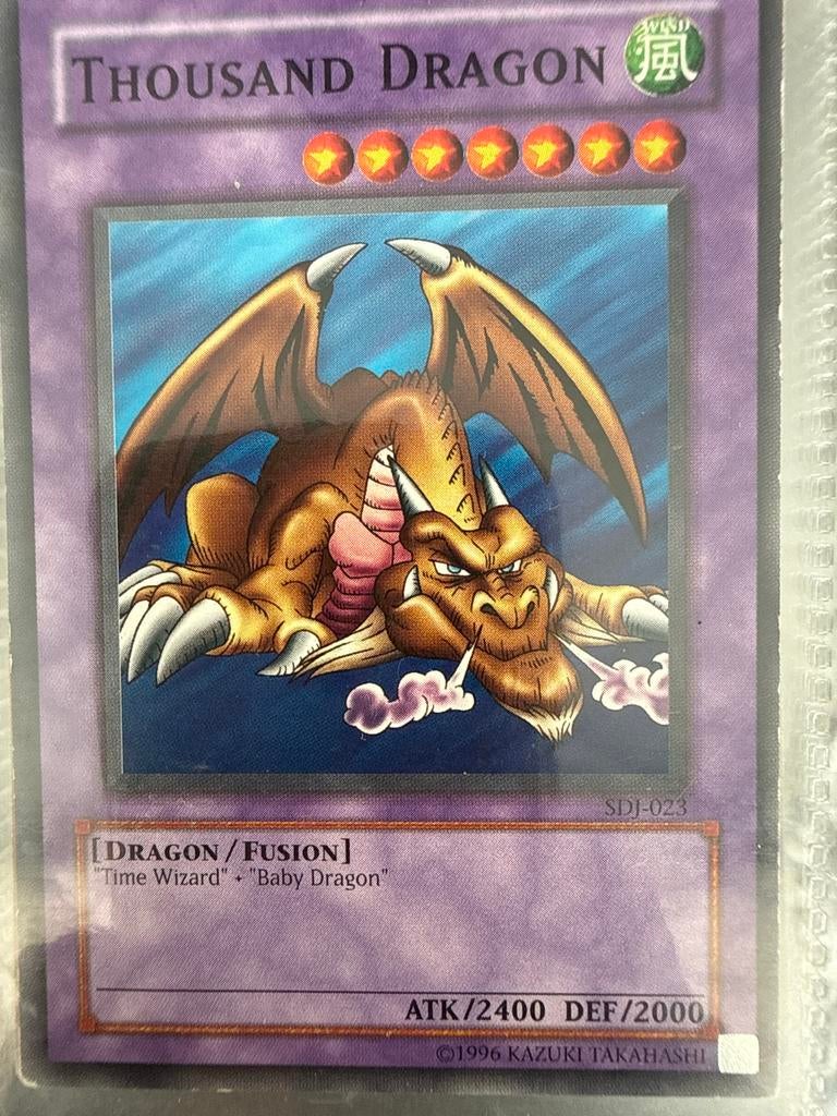 Yu-Gi-Oh! Thousand Dragon kaart, Ophalen of Verzenden, Gebruikt, Overige typen