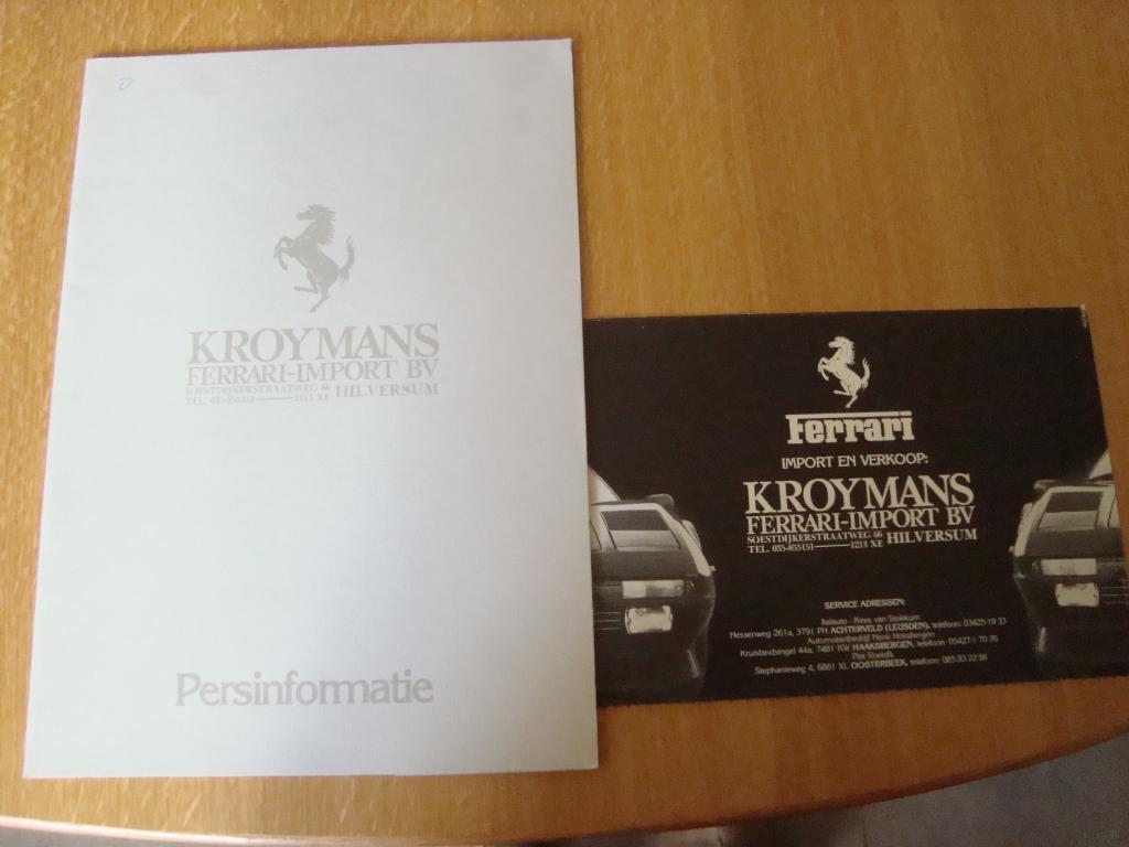 Ferrari import kroymans, Ophalen of Verzenden, Nieuw, Ferrari