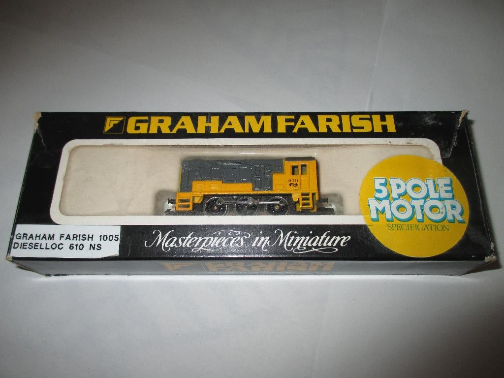 Graham Farish dieselloc 610 NS, Overige merken, Gelijkstroom, Verzenden, Wagon