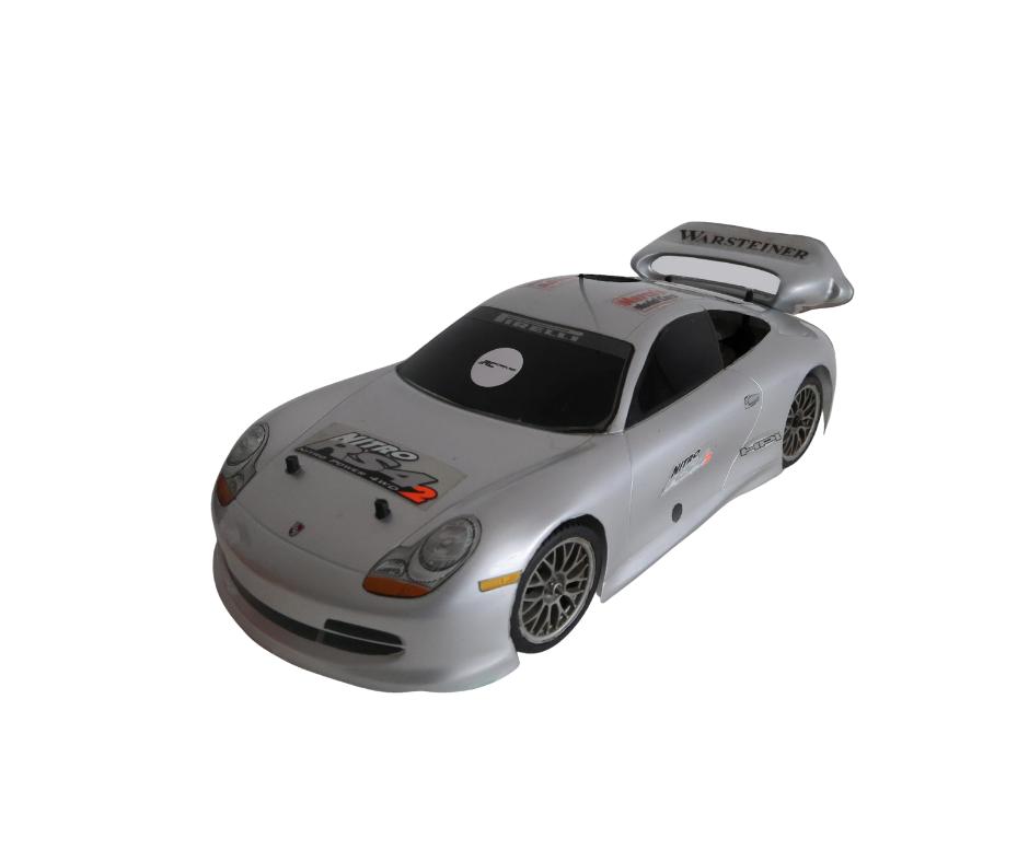 HPI RS4 2 Porsche 1/10 nitro rc auto, Hobby en Vrije tijd, Gebruikt, Ophalen of Verzenden, Schaal 1:10, Auto onroad