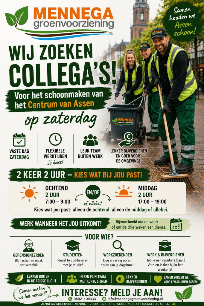 zaterdaghulp, vakantiekracht, weekendwerk, weekendhulp, Starter, Overige vormen, Overige uren, Overige niveaus