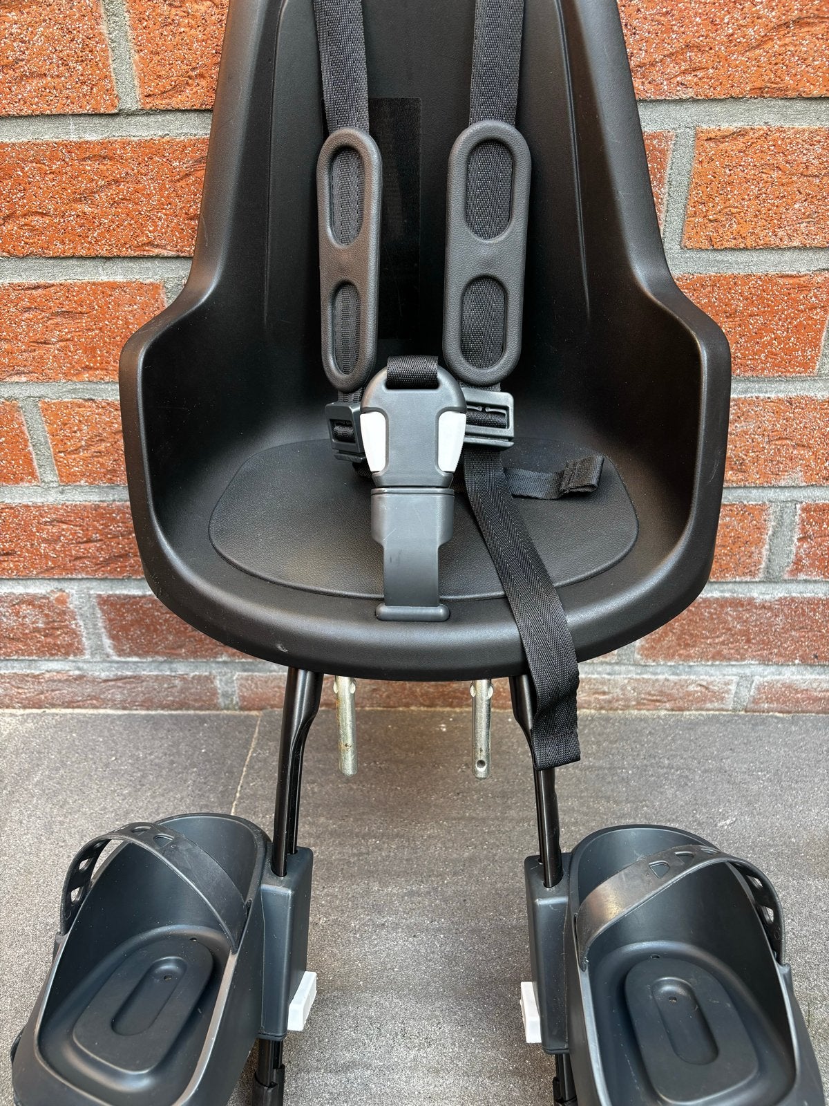 Bobike Mini One Voorzitje Zwart met Windscherm, Ophalen, Voorzitje, 0 t/m 13 kg, Gebruikt