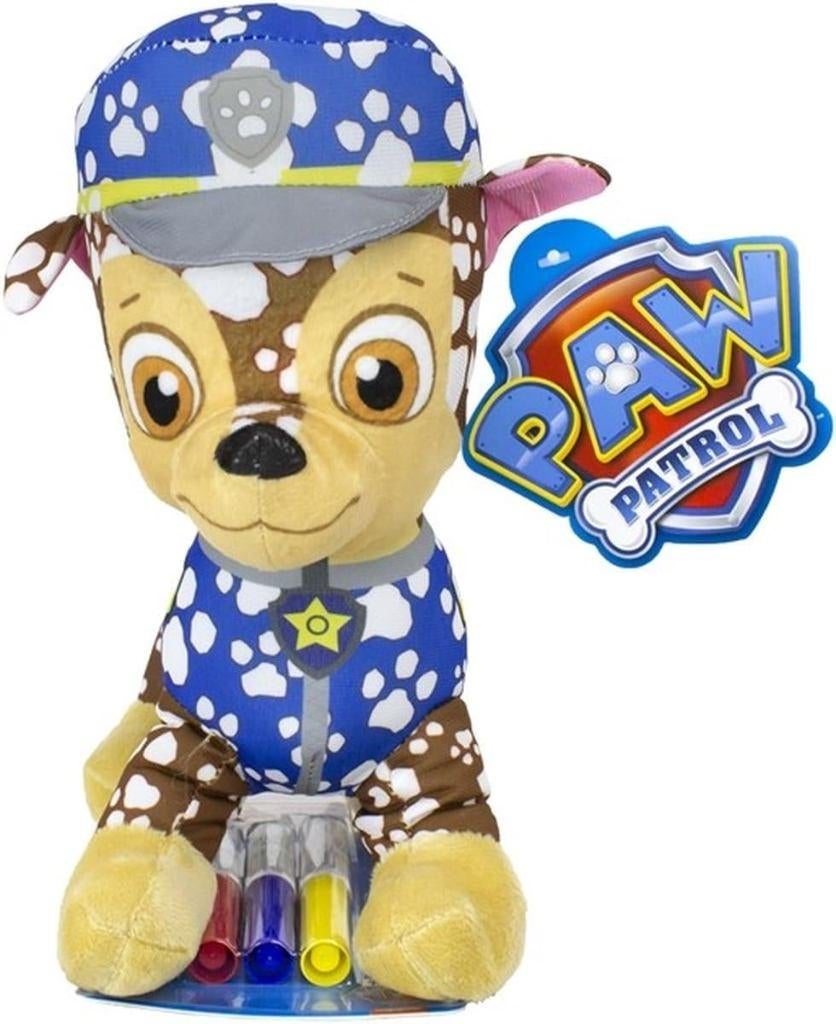 PAW Petrol inkleurknuffel pluche Chase (NIEUW met kaartjes, Kinderen en Baby's, Speelgoed | Knuffels en Pluche, Ophalen of Verzenden