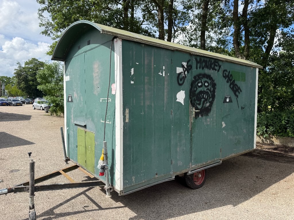 Schaftwagen schaftkeet pipowagen keet (vervoer mogelijk), Zakelijke goederen, Machines en Bouw | Keten en Containers, Ophalen of Verzenden