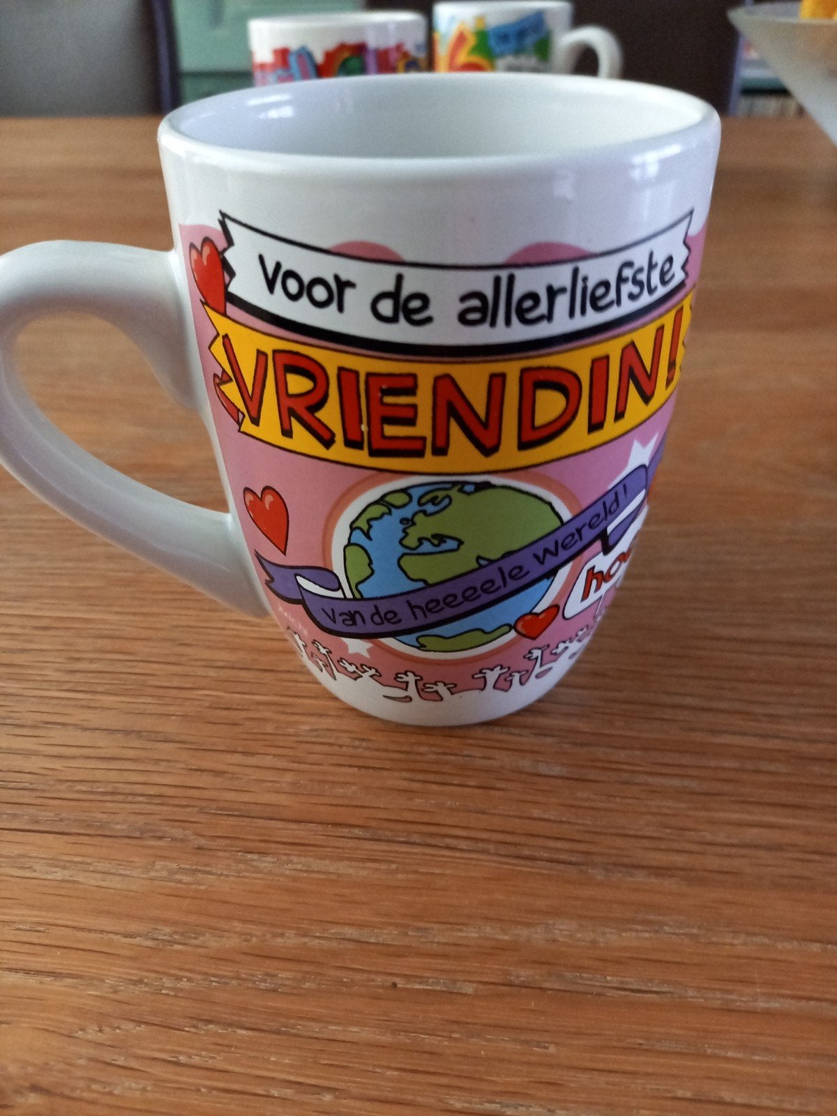 Beker met tekst vriendin, Ophalen, Overige stijlen, Overige typen
