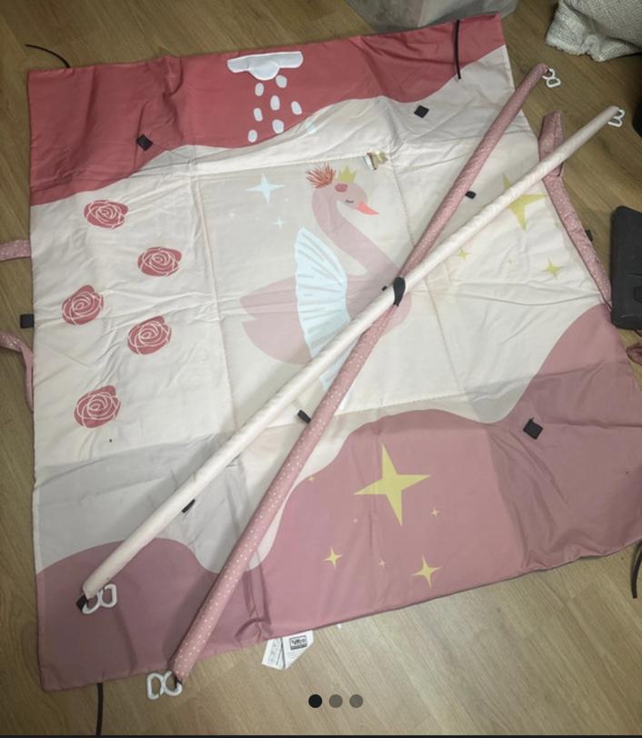 Roze Tryco speelmat met boogjes, Kinderen en Baby's, Speelgoed | Babyspeelgoed, Ophalen of Verzenden, Gebruikt, Speelkleed