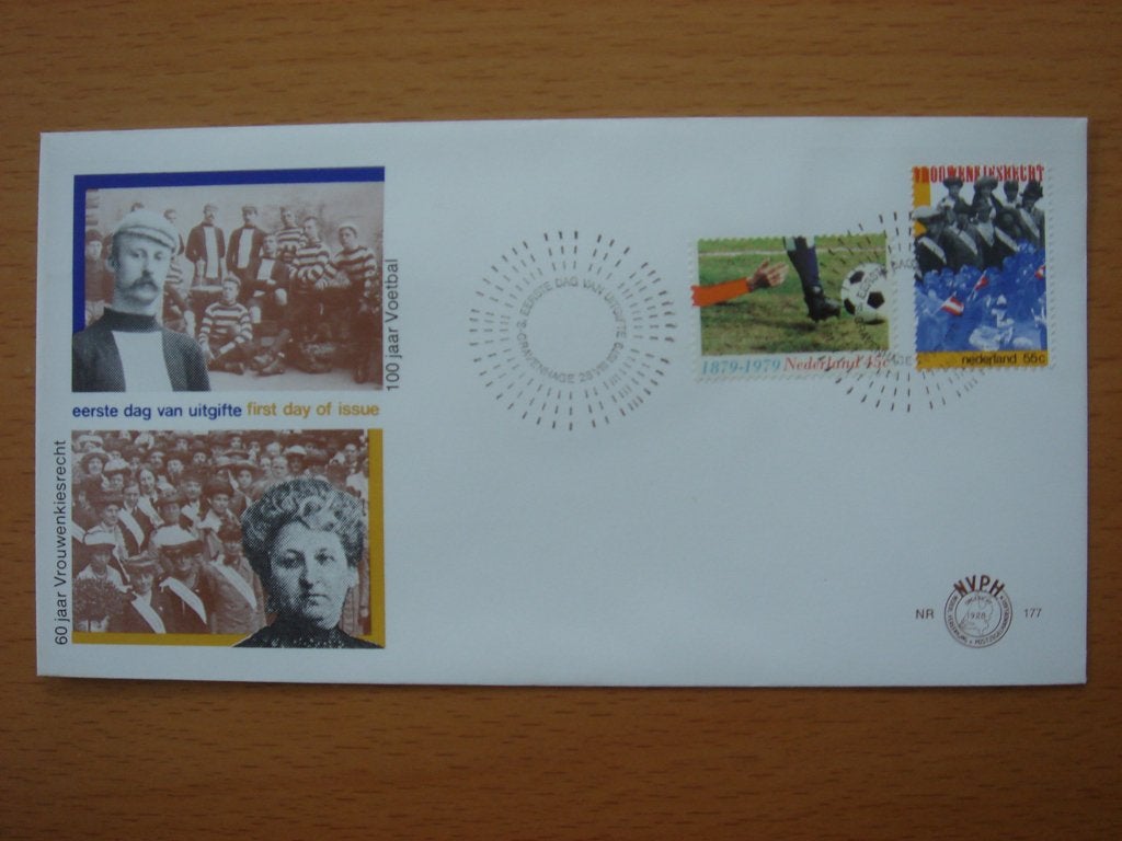 NVPH E177   1e Dag-enveloppe Herdenkingsserie 1979, Ophalen of Verzenden, Onbeschreven, Nederland