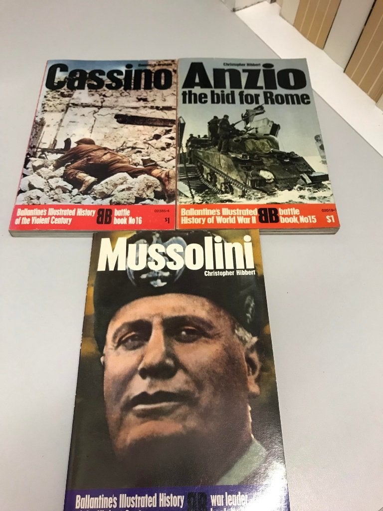 Italie ww2 Monte Cassino Anzio Mussolini, Ophalen of Verzenden, Tweede Wereldoorlog, Gelezen, Algemeen