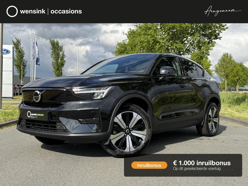 Volvo C40 Recharge Plus 69 kWh | SOH 94,5% | Panoramadak | A, Auto's, Volvo, Gebruikt, Zwart, 231 pk, 420 min