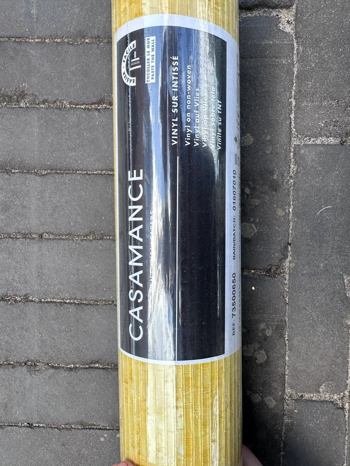 Casamance behang, Ophalen