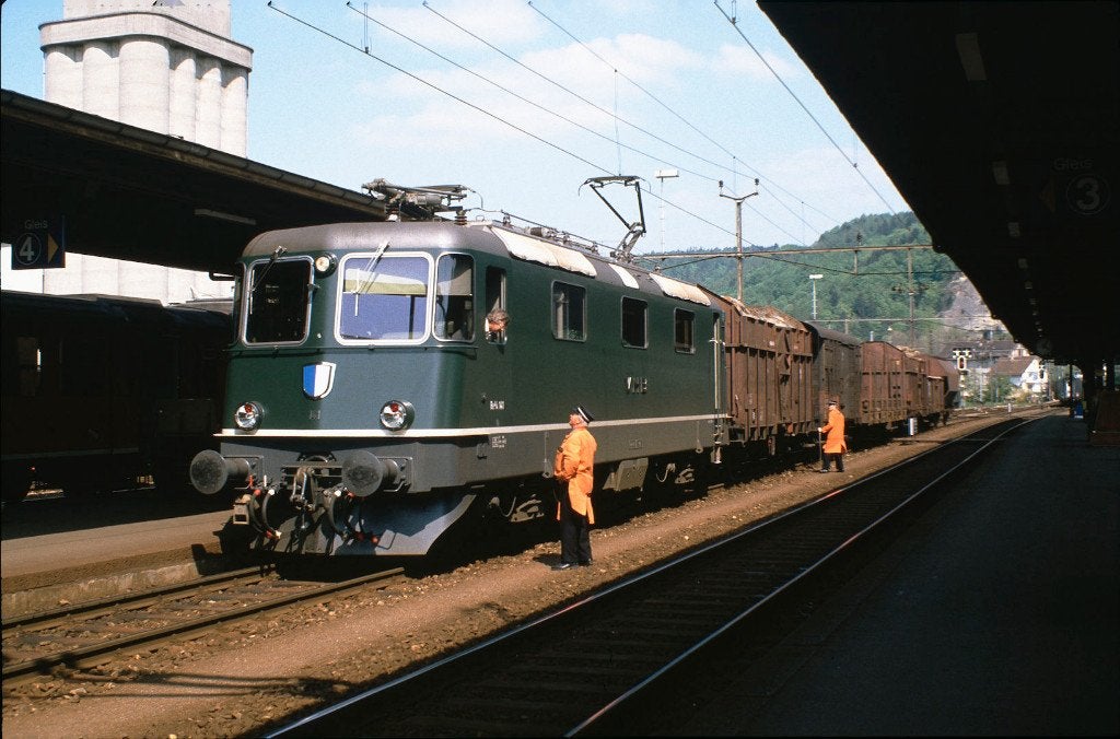 HAG 279 VHB Vereinigte Huttwil Bahnen RE 4/4 III loc MARKLIN, Overige merken, Wisselstroom, Locomotief, Nieuw
