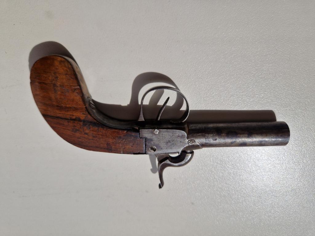 Antiek Percussie Pistool, Antiek en Kunst, Ophalen of Verzenden