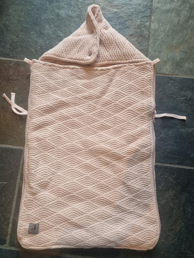 Jollein Voetenzak Grain Knit Wild Rose, Ophalen of Verzenden, Zo goed als nieuw, Overige typen