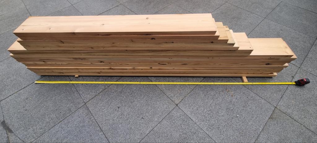 Mooie partij grenen planken., Doe-het-zelf en Verbouw, Hout en Planken, Ophalen, 25 tot 50 mm, Grenen, Zo goed als nieuw