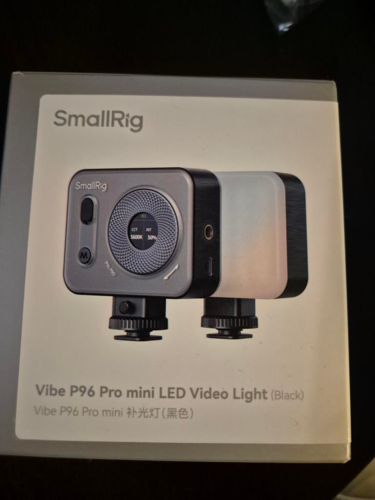 SmallRig Vibe P96 Pro Mini LED Videolamp, Ophalen of Verzenden, Nieuw, Lamp of Flitsset