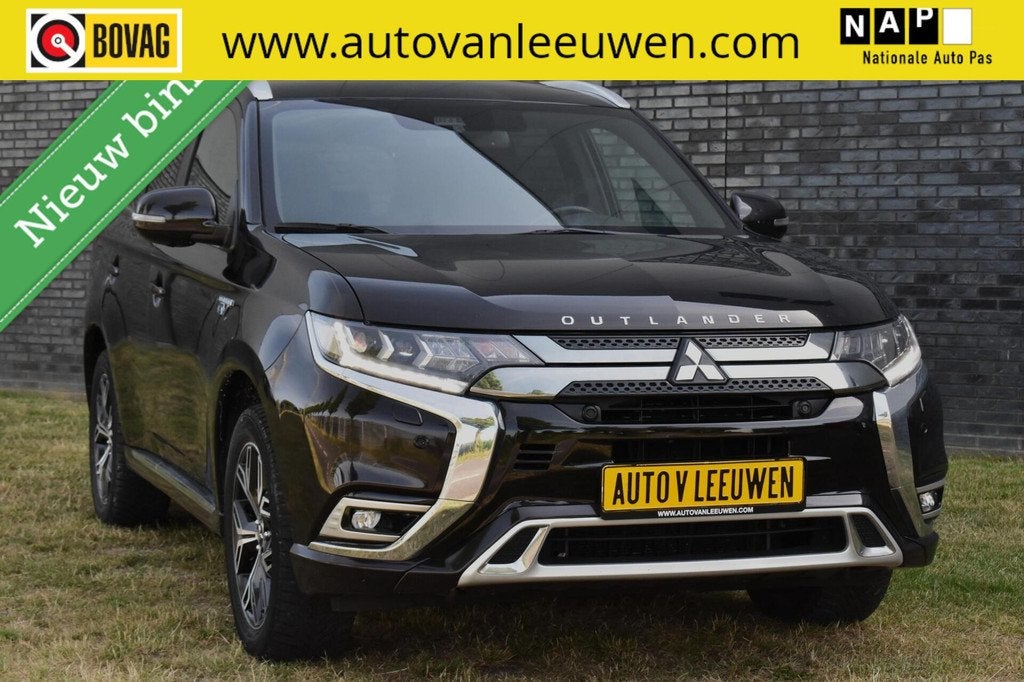 Mitsubishi Outlander 2.4 PHEV Diamand Edition LEDER VOL! 360, Auto's, Mitsubishi, Automaat, Euro 6, 4 cilinders, 1865 kg