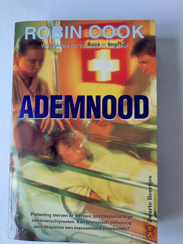 ADEMNOOD- Medische thriller van Robin Cook, Boeken, Thrillers, Ophalen of Verzenden, Zo goed als nieuw, Robin Cook, Nederland