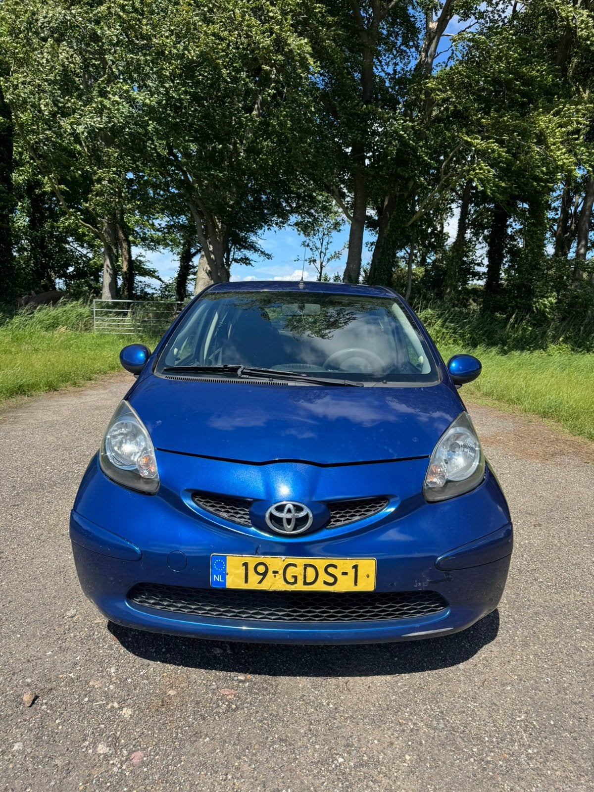 Toyota Aygo 1.0 12V Vvt-i 5DRS 2008 Blauw NAP, Auto's, Toyota, Voorwielaandrijving, Stof, Zwart, 68 pk