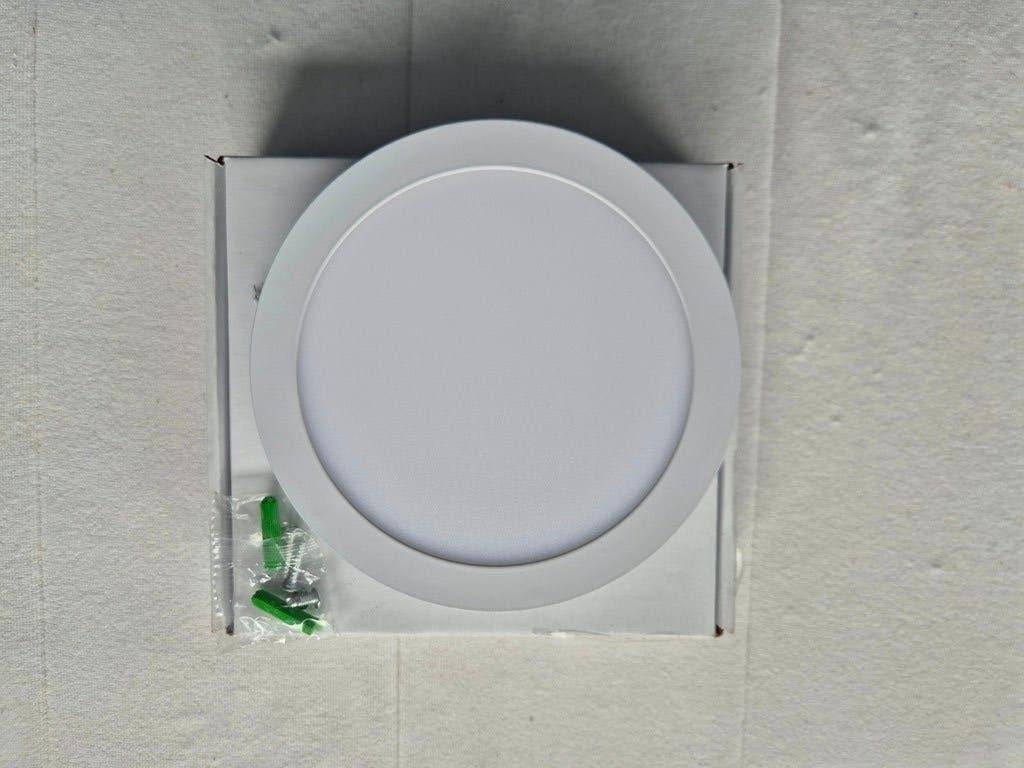 UITVERKOOP: LED Plafondlamp OPbouwspot Wit 12W - laatste, Huis en Inrichting, Lampen | Spots, Overige materialen, Opbouwspot, Nieuw