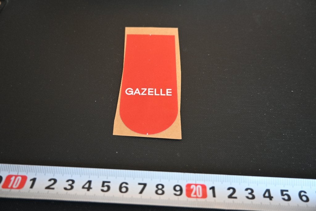 sticker fiets logo GAZELLE, Ophalen of Verzenden, Zo goed als nieuw