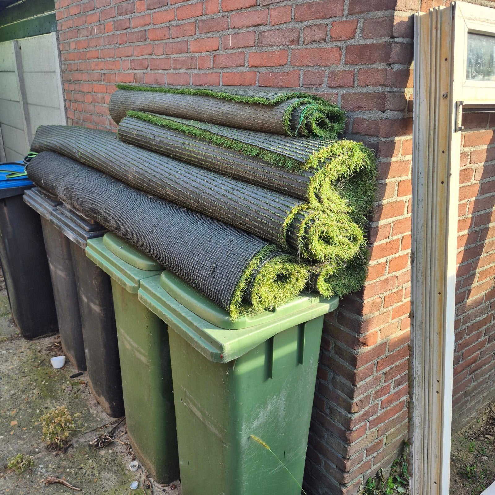 5 stukken kunstgras, Ophalen of Verzenden, Zo goed als nieuw, 10 tot 20 m², Kunstgras