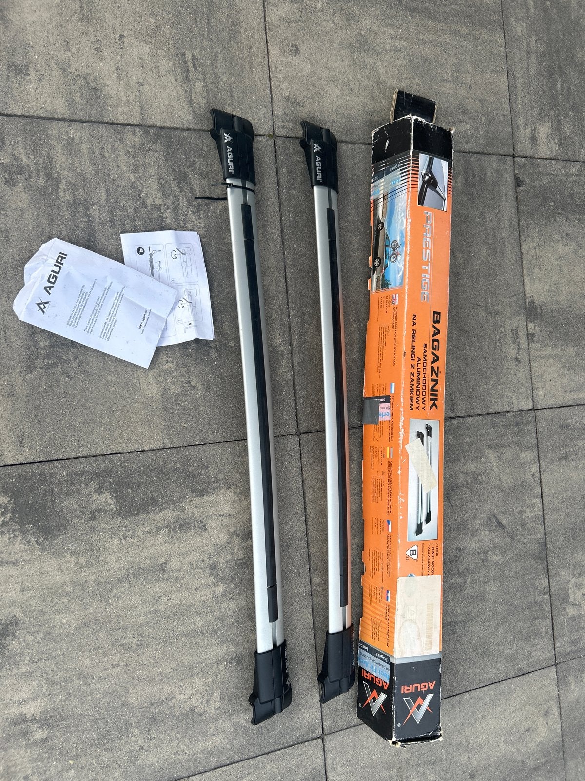 Aguri Prestige Alu Dakdragers - 2x gebruikt., Ophalen, Zo goed als nieuw
