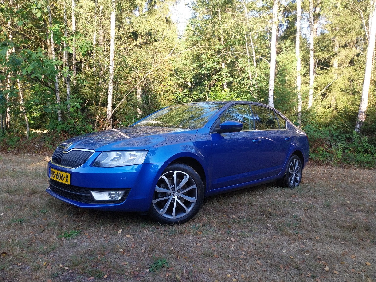 Skoda Octavia 1.4 TSI 150pk Greentech 2016 Blauw, Auto's, Voorwielaandrijving, Stof, USB, 4 cilinders