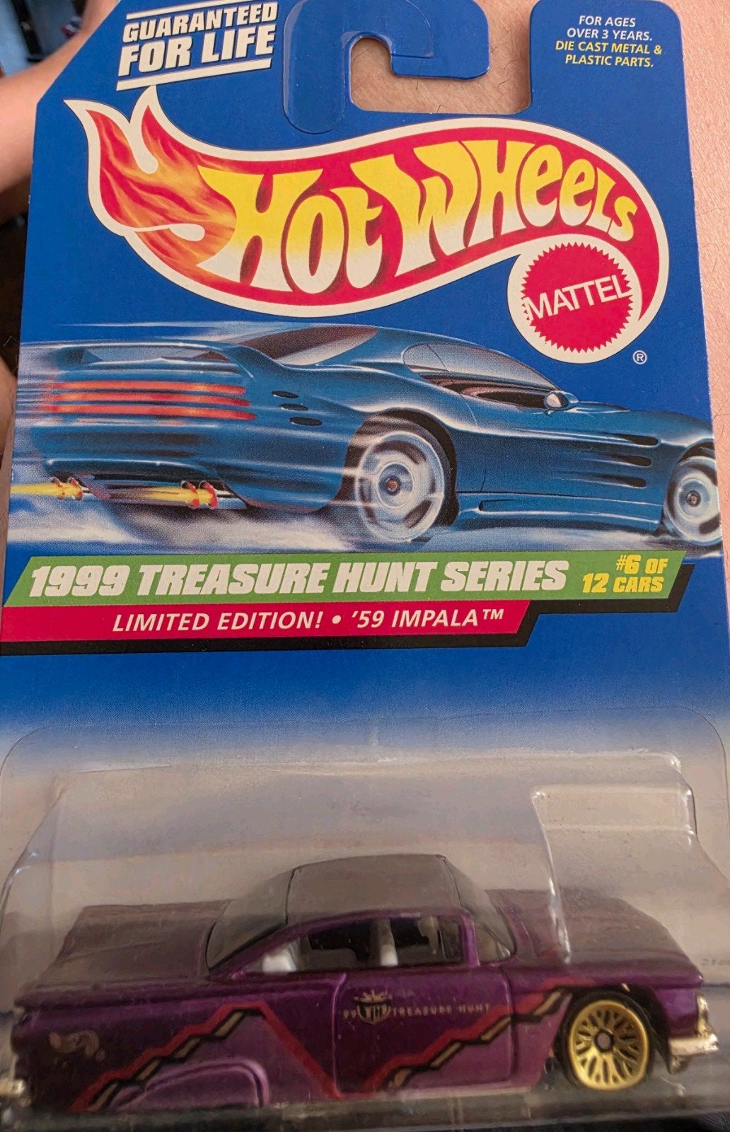 Hot Wheels 1999 Treasure Hunt '59 Impala Limited Edition, Ophalen of Verzenden, Nieuw, Auto