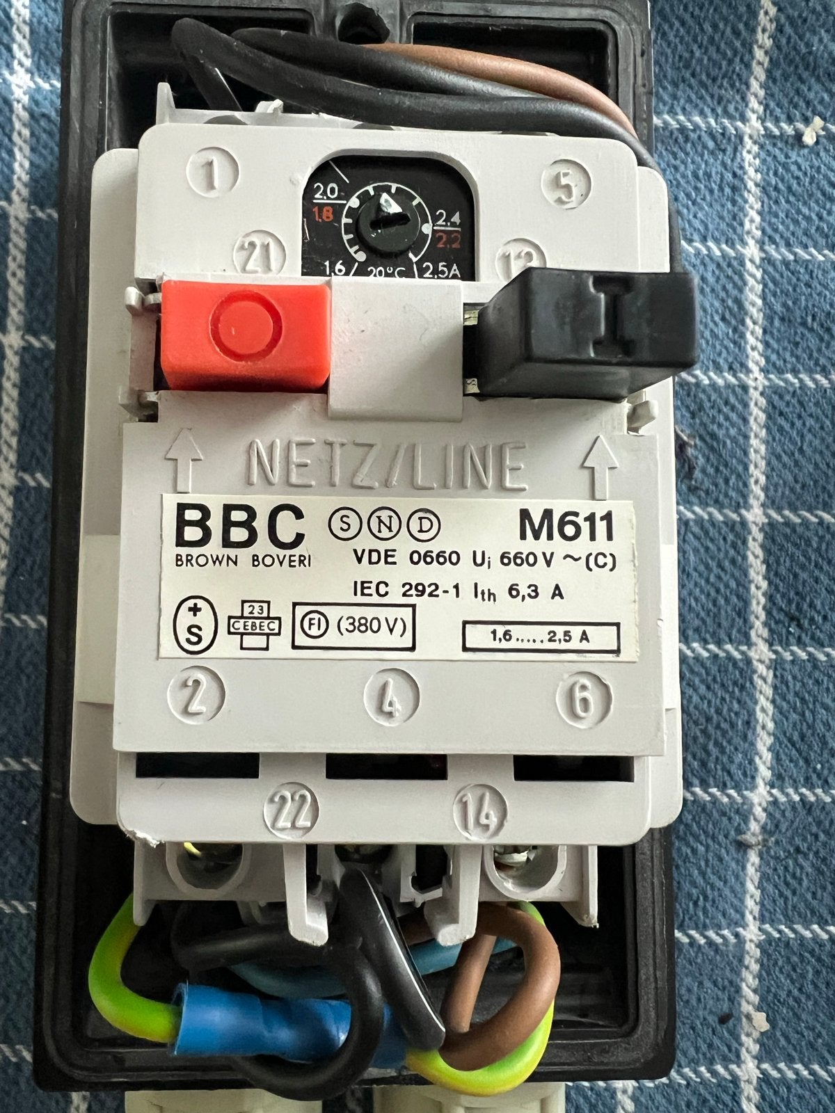 BBC Brown Boveri M611 Schakelaar - Gebruikt, Goede Staat, Ophalen of Verzenden, Gebruikt, Overige merken, Schakelaar