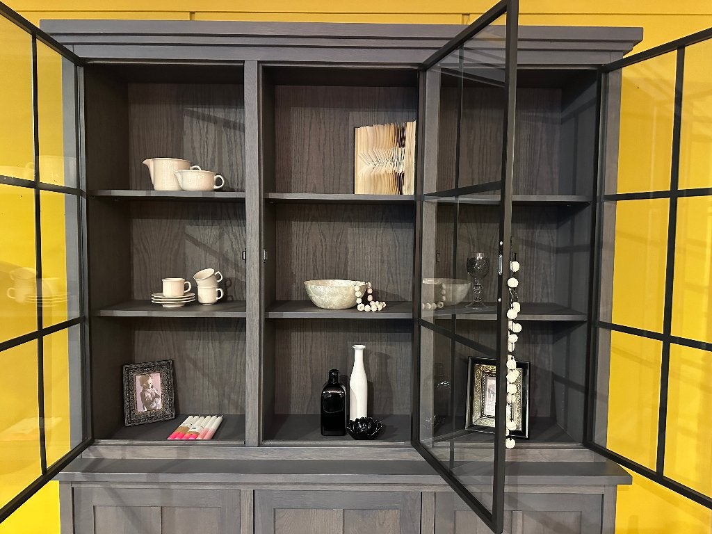 BKS - Buffetkast Sheffield - Massief Eiken | MOET WEG, Met deur(en), 200 cm of meer, 150 tot 200 cm, Eikenhout
