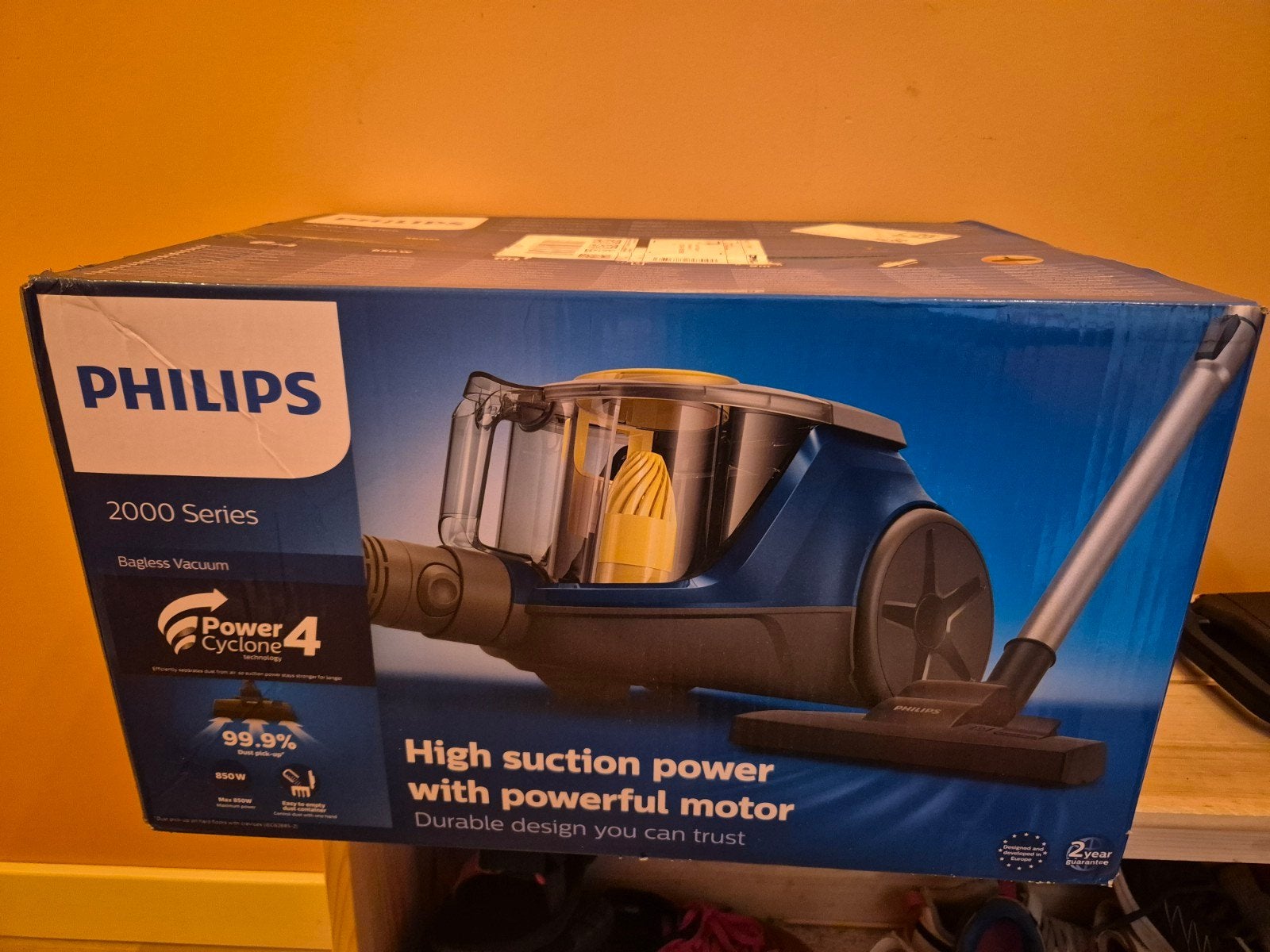 Philips 2000 Series Stofzuiger zakloos - Nieuw, Witgoed en Apparatuur, Stofzuigers, Nieuw, Sledestofzuiger, Philips, Minder dan 1200 watt