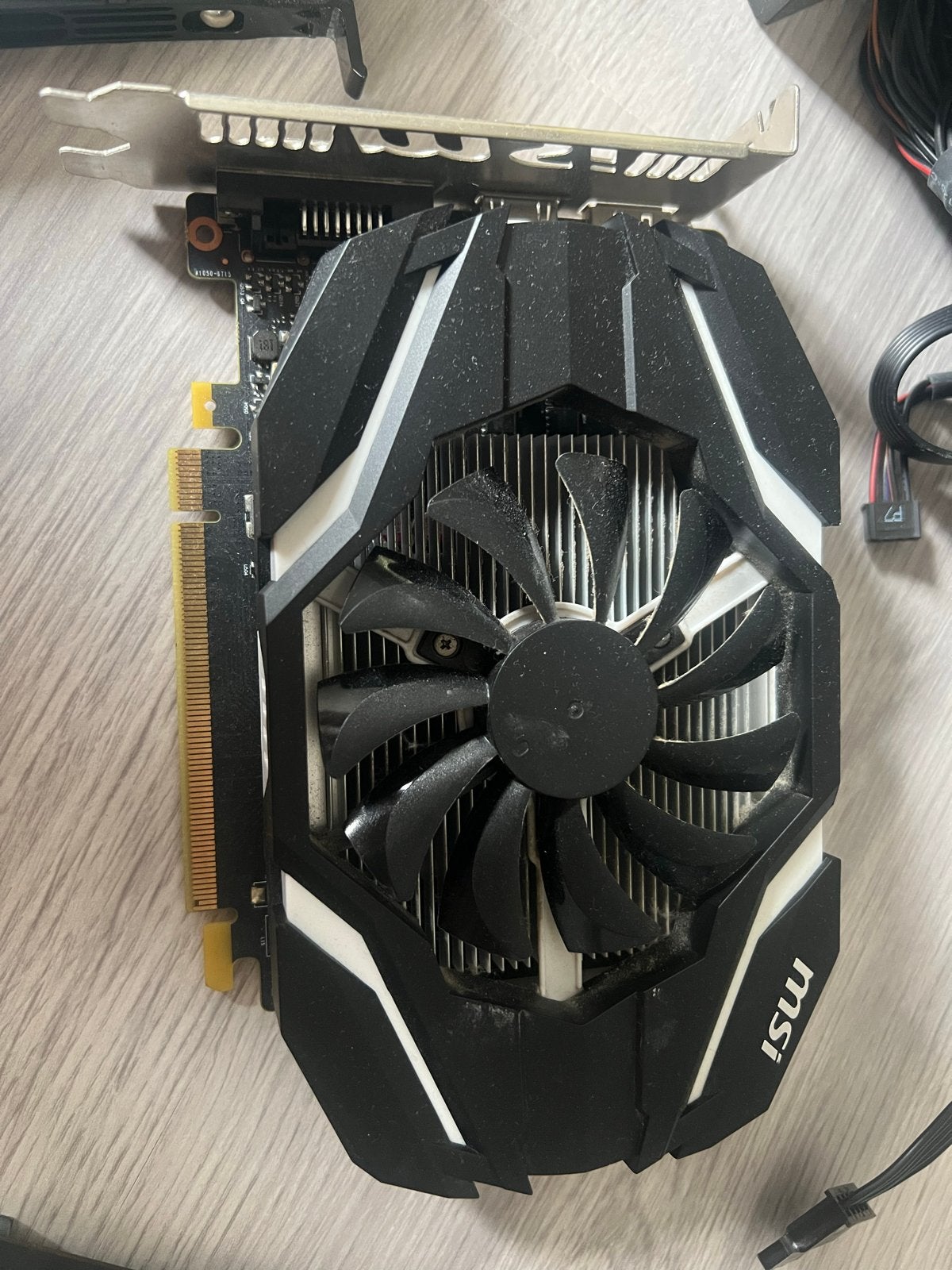 MSI GeForce GTX 1050 Ti Gaming X 4G Grafische Kaart, Computers en Software, Videokaarten, PCI-Express 3, Gebruikt, HDMI, Ophalen of Verzenden