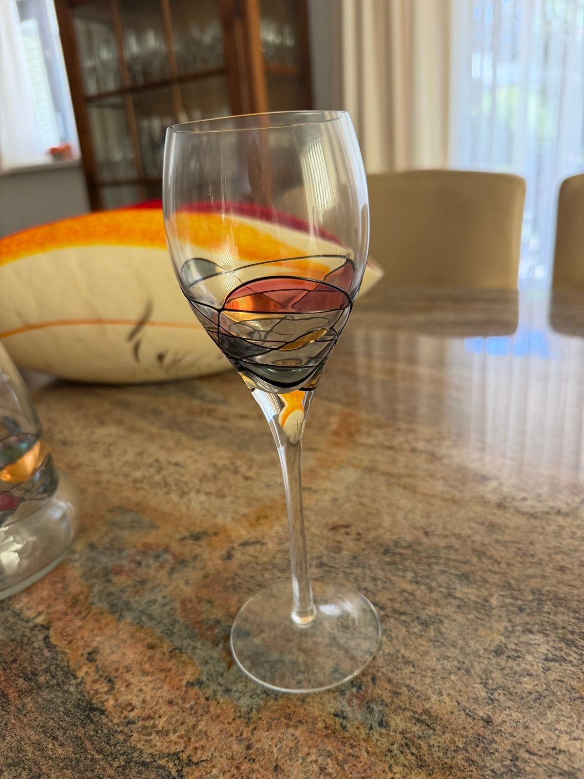 Glazen set met karaf en wijnglazen van K&K styling, Huis en Inrichting, Keuken | Servies, Ophalen, Glas of Glazen, Overige merken