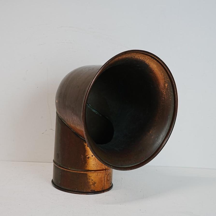 Een unieke vintage koperen luchthapper, Ophalen of Verzenden, Gebruikt, Motorboot of Zeilboot, Gebruiksvoorwerp