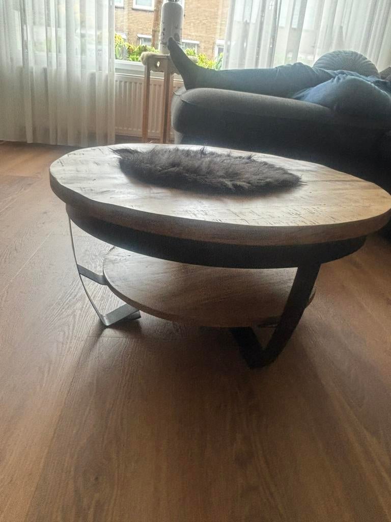 Salontafel, Huis en Inrichting, Tafels | Salontafels, 100 tot 150 cm, Zo goed als nieuw, Minder dan 50 cm, Rechthoekig