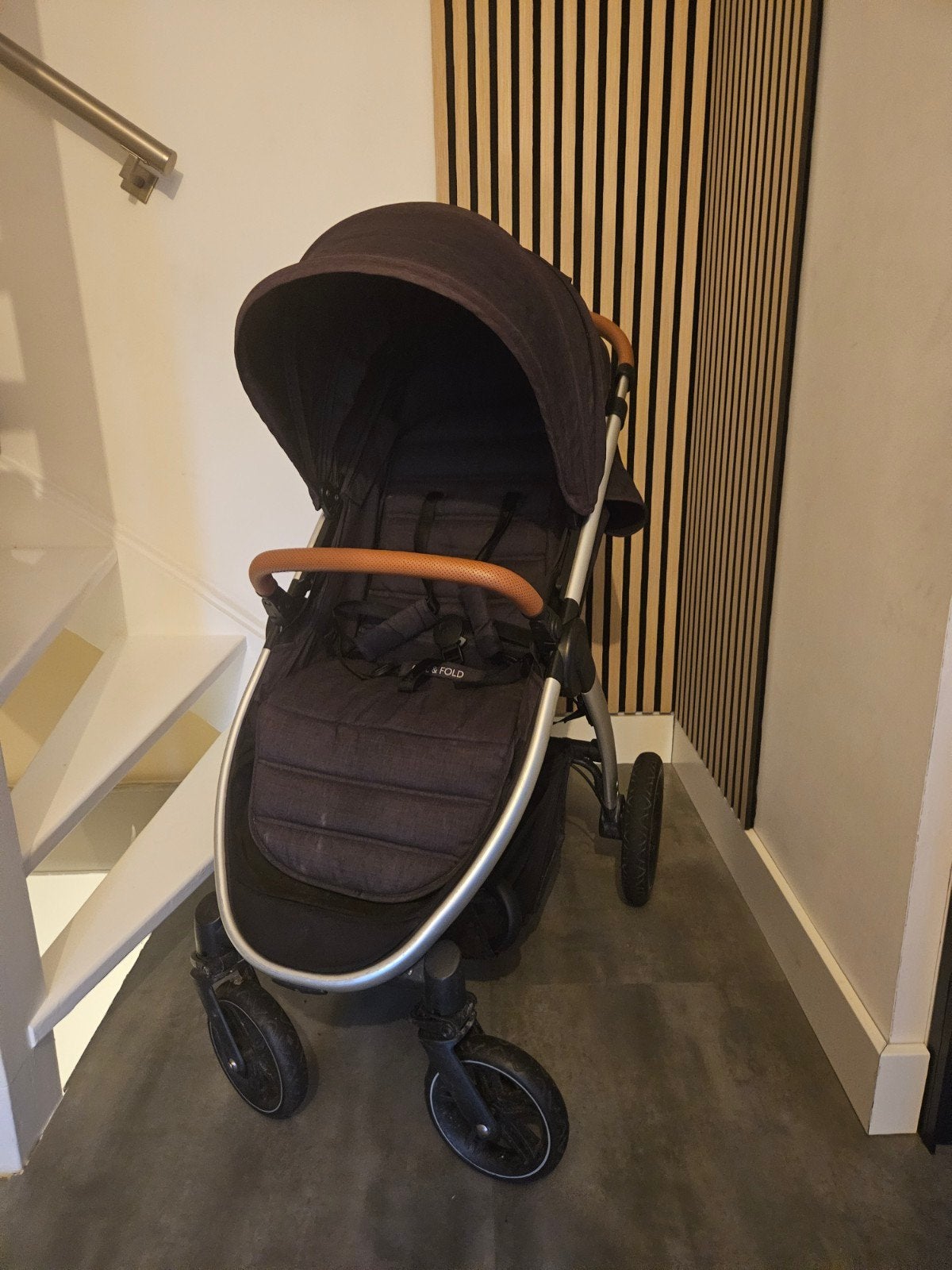 Hauck UpTown buggy met muggennet en tassenhaakjes, Kinderen en Baby's, Buggy's, Ophalen, Gebruikt, Overige merken, Verstelbare rugleuning