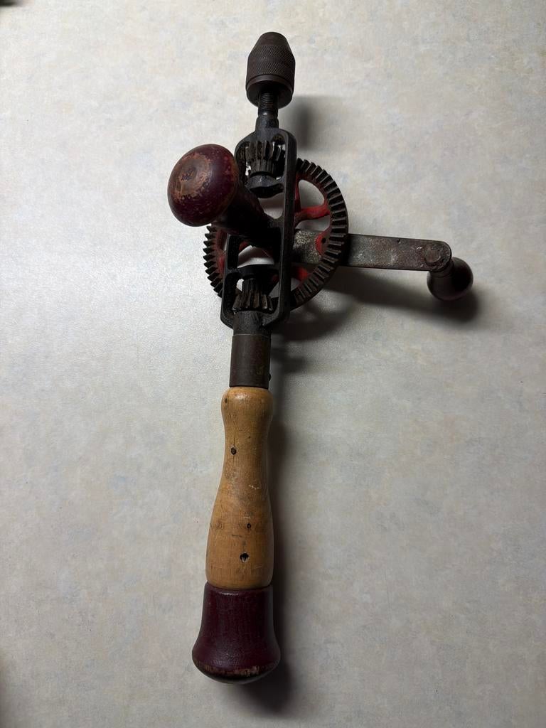 Vintage Handboor / Eierklopper - Klassiek Gereedschap, Ophalen, Gebruikt, Minder dan 400 watt, Overige typen
