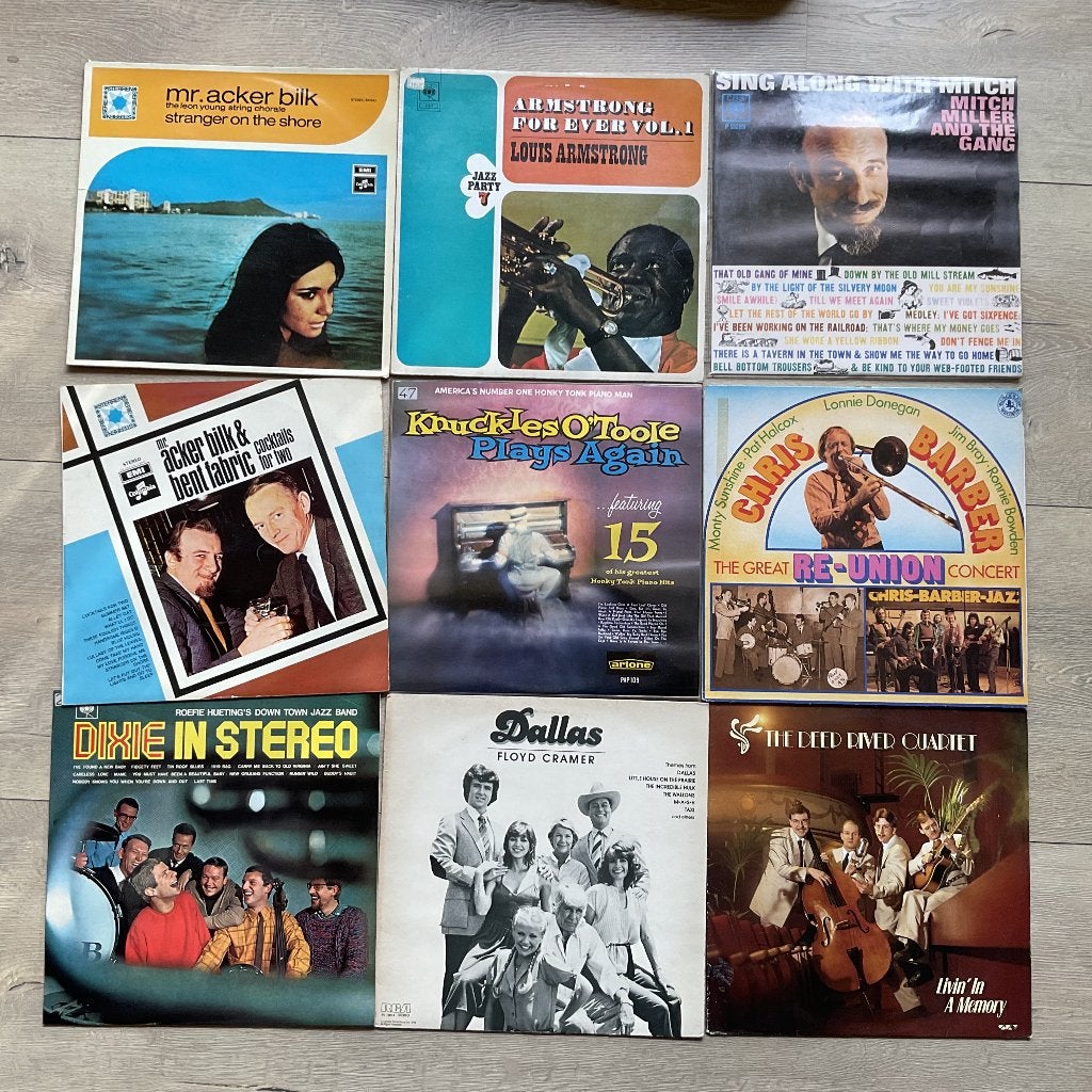 54 Jazz Lp's, Ophalen, LP, Gebruikt, 12 inch