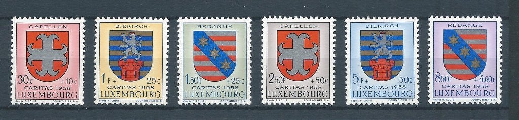 5516 – Luxemburg – Mi Nr 595-600 (postfris), Ophalen of Verzenden, Luxemburg, Postfris