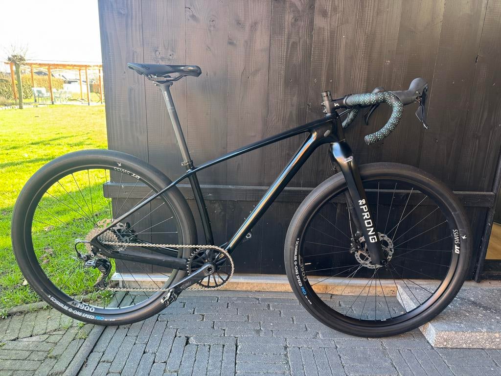Zo goed als nieuwe Gravelbike / Strandfiets, Fietsen en Brommers, Fietsen | Racefietsen, Carbon, Heren, Zo goed als nieuw, 53 tot 57 cm