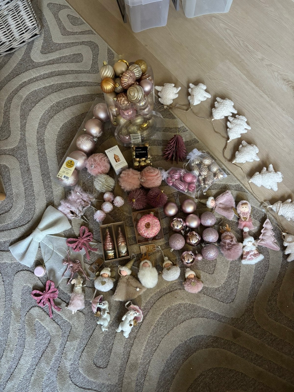 Leuk (licht)roze kerstpakket, Ophalen, Zo goed als nieuw